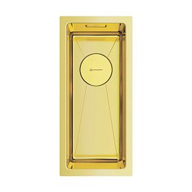 Мойка кухонная Omoikiri Taki 20-U, IF-LG нерж.сталь, светлое золото